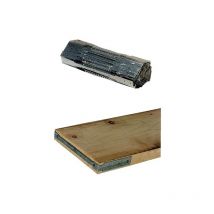 Müba - Protección de ángulo para as tablas de andamio de 200 - 300 mm de ancho
