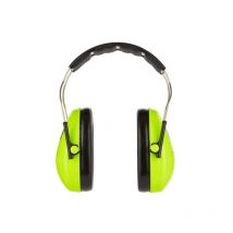 Auriculares con cancelación de ruido 3M Peltor snr 27 dB para niños, color verde, 87-98 dB 3M