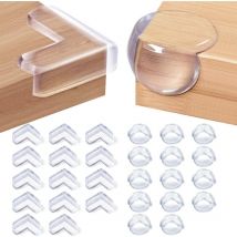 Readcly - Protección para Esquinas de Mesa para Bebés, 28 Piezas Protectores de Esquinas y Bordes Protección de Esquinas de Mesa Protección de