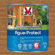 Lasur agua protect satinado v33 750 ml roble medio