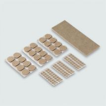 Protecciones para muebles de fieltro autoadhesivas - lote de 121