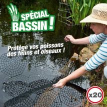 Grilles de protection spéciale bassin - lot de 20 grilles