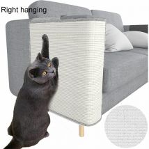 Protecteur de canapé - Protection de meubles en sisal naturel contre les chats - Canapé d'angle pour griffoir de chat pour lit, chaise, canapé