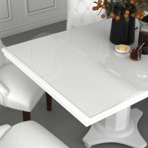 Protecteur de table, Nappe Transparente Imperméable, Film de Protection pour Table transparent 90x90 cm 1,6 mm pvc ASAF91739 design in