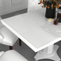 Protecteur de table transparent 100x60 cm 2 mm pvc