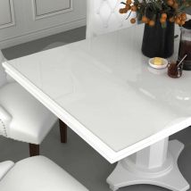 Protecteur de table transparent 120x60 cm 2 mm pvc