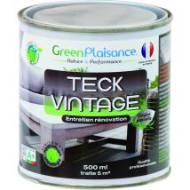 Greenplaisance - protecteur teck vintage gris galet pot 500ML S09949
