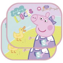 Arditex - Protecteurs Solaires Pour Fenêtres - Peppa Pig - Fond Rose - 45x36 cm