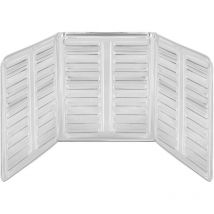 Protection anti-éclaboussures de graisse, barrière anti-éclaboussures à double face, bloc en aluminium anti-éclaboussures