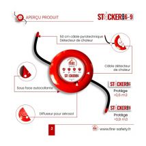 Auto Fire Fighting - Protection anti incendie pour armoire électrique, autonome protège 0,9m3
