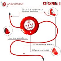 Protection anti incendie pour baie serveur, autonome protège 1,5m3