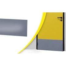 Wattelez - Clf-S1/M2 Protector adhesivo antibacterias para puertas interiores 930x350 mm - Gris - 630029G