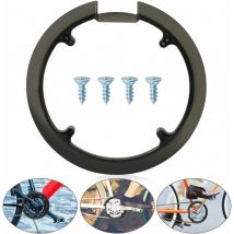 Kueatily - Protection Chain Vélo, Couvre chaîne Vélo avec 4 Vis Protection Pedalier vélo en Plastique Protection Chain Vtt Couvercle de Protection de
