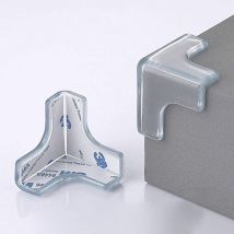 Protection Coin de Table, 20pcs protecteurs de coin transparent,Protections d'Angles, Anti-Chocs Protege de Coins pour Tables et Tout Meubles Pointus