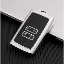 Protection Coque Clé Renault, Compatible pour Renault Voiture Trafic Captur Arkana Clio Kadjar Koleos Megane Espace Master Scenic Dacia, Coque De Clé
