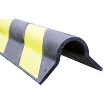 Mw Tools - Protection contre les chocs rs pro, Noir, Jaune, longueur 800mm en Caoutchouc ( Prix pour 1 )