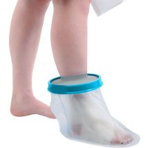 Mowze - Protection de douche pied bandage anti-dérapant protection étanche réutilisable platre protège les pieds pendant le bain (pieds d'enfants)
