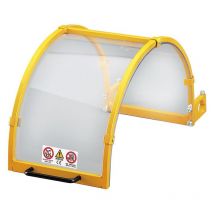 Protection de tour avec bouclier en lexan de 600 mm Fervi t600