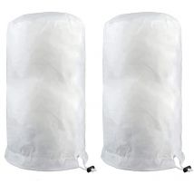 Protection d'hiver pour plantes 140x200cm, protection d'hiver contre le gel pour plantes, Housse Hivernage Plante avec Fermeture éclair et Cordon de