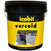 Protection imperméable d'asphalte bitumineux à froid icobit vercold 4 Kg