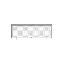 Layher - Protection latérale grillagee couvreur pour échafaudage multidirectionnel universel