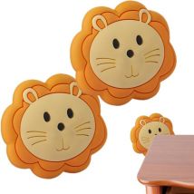 Protection murale pour porte Motif animal dessin animé Protection murale autocollante pour poignée porte