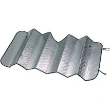 Protection solaire frontale argent 130 x 60 cm avec chambres à air