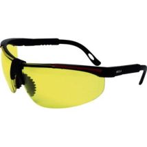 Protectionworld 2012008 Lunettes De Protection Avec Protection Uv Noir, Rouge En 166-1 Din 166-1
