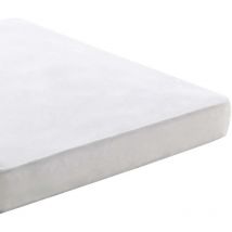 Nalui - Protector de Colchón Blanco Tencel Hipoalergénico, Transpirable, Ultrasuave, Antiácaros, Ecológico