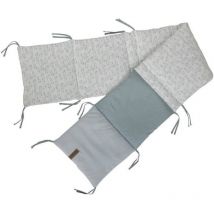 Protector de cuna domiva 30 x 180 cm azul