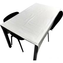 Comercial Candela - Protector Mesa Composicion en Teflón/PVC/Poliester Muleton Hule Antiarañazos Protector Muebles 140X140CM