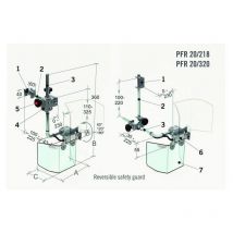 Protector fresadora pfr 20/218 Metalworks