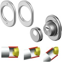 Protecteur spherik bds68 pour atra lock satin chrome