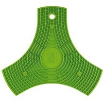 Salvamanteles de silicona verde