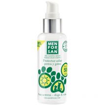 Menforsan - Protector Solar para Mascotas spf 50 - 60ml Protector Solar Factor 50 para Perros y Gatos 60ml - Bloqueador Factor 50 para Proteger la