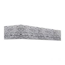 Deuba - detex Pantalla de Privacidad para balcón 500x90 cm Protección UV50+ Toldo Cubierta Lateral Cortavientos Piedra