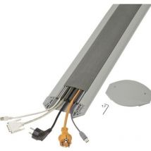 Serpa - Protège-câbles tpe (mélange de caoutchouc inodore) gris clair, gris foncé B15 5.01093.7043 Nombre de canaux: 5 Lo