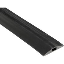 Vulcascot - Protège-câbles VUS-001 caoutchouc noir Nombre de canaux: 1 3000 mm Contenu: 1 pc(s)