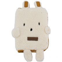 Protège carnet de santé lapin Crème 26x17 cm