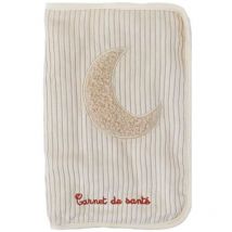 Protège carnet de santé lune Beige 17x26 cm