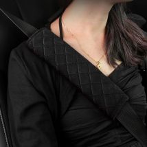 Protege Ceinture Voiture, 2pcs Coussinet Doux et Confortable pour Ceintures de SéCurité, Compatible avec Toutes les Voitures, Protection Ceinture de