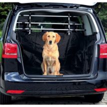 1318 Housse de siège auto/coffre pour chien Housse de coffre Nylon, Polyester Noir - Trixie