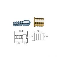 Renfort de paumelles ténon + bague Argent