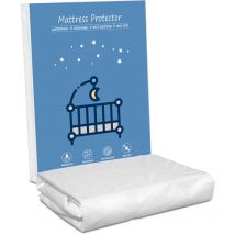 Xaluca - Protege matelas 70x140x25 cm , impermeable, resistant et respirant. Facile a laver Ajustable