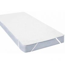 Protège Matelas - Alèse Imperméable Et Réspirante - Blanc - (180x200 cm)