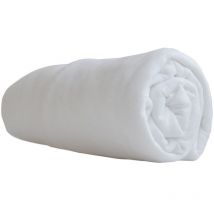 Domiva - Protège matelas alèse imperméable pour bébé lit nacelle Blanc 30x75 cm