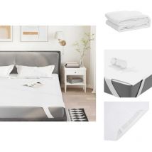 Vidaxl - Protège-matelas blanc 100x200 cm imperméable - Protège-matelas - Protège-matelas Imperméable - Drap De Lit - Drap-housse