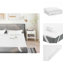 Vidaxl - Protège-matelas blanc 100x220 cm imperméable - Protège-matelas - Protège-matelas Imperméable - Drap De Lit - Drap-housse