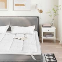 Protège-matelas blanc 140x190 cm