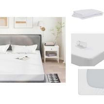 Vidaxl - Protège-matelas blanc 140x190 cm imperméable - Protège-matelas - Protège-matelas Imperméable - Drap De Lit - Drap-housse